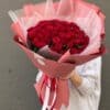 Букет из 51 красной розы